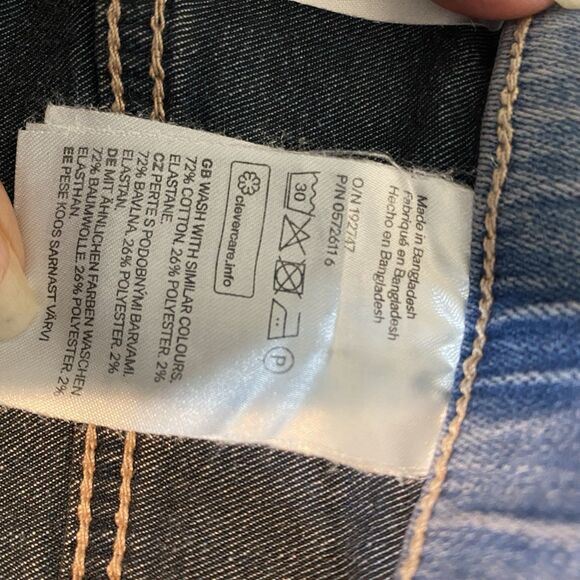 Divided H&M jeggings womens blue sz 8 bodycon stretch elastic waist - Picture 10 of 10